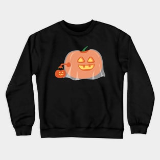 Trick-or-treating gourd ghost pumpkin Crewneck Sweatshirt